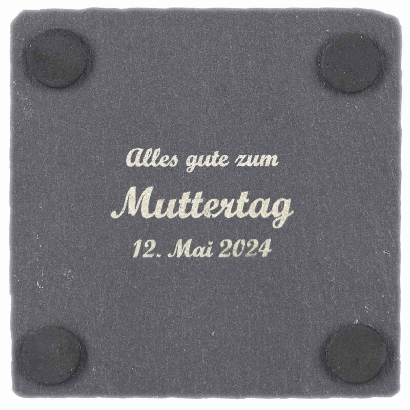 Set Best Mom Schiefer-Untersetzer personalisiertes Geschenk Muttertag quadratisch – Bild 3