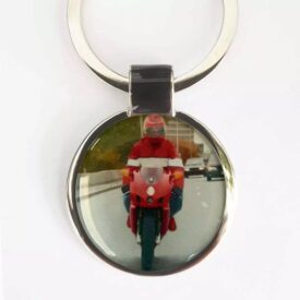 Motorrad Fotoschlüsselanhänger mit Gravur
