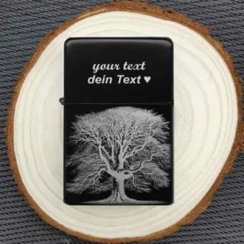 Laubbaum Design mit Gravur