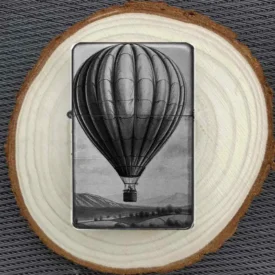 Lasergraviertes Heißluftballon-Feuerzeug, ideal als Geschenk für Abenteurer