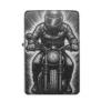 Feuerzeug mit Motorradfahrer Silhouette – Biker-Motiv für Abenteuerlustige