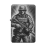 Feuerzeug mit Soldat Silhouette – Militär-Motiv mit optionaler Gravur