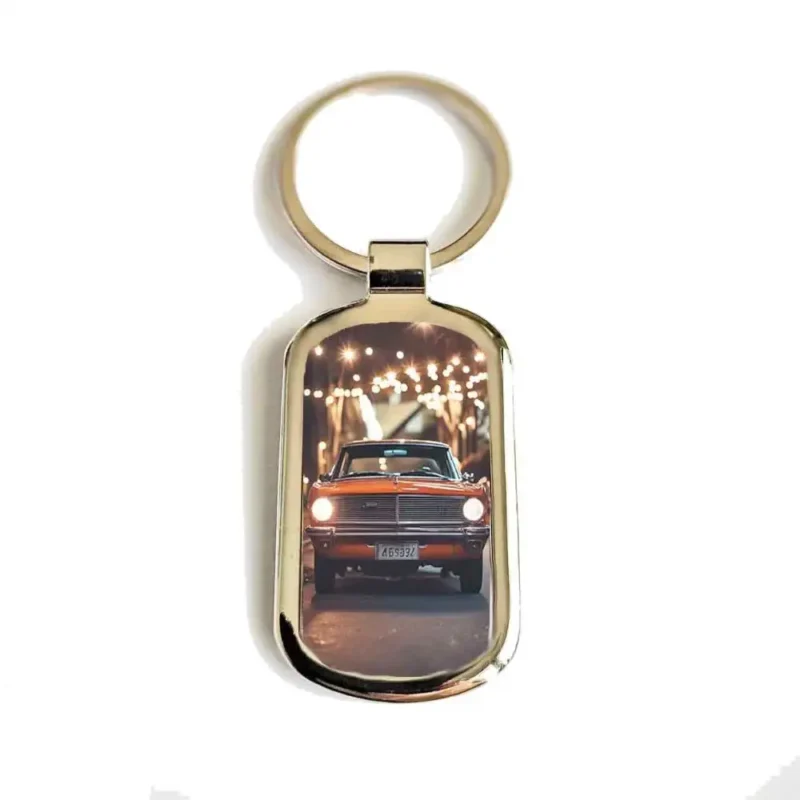 Foto-Auto-Schlüsselanhänger mit Gravur – personalisiertes Geschenk für Autobesitzer und Schrauber