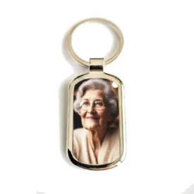 Foto-Schlüsselanhänger von Oma & Opa mit Gravur – personalisiertes Geschenk von Großeltern