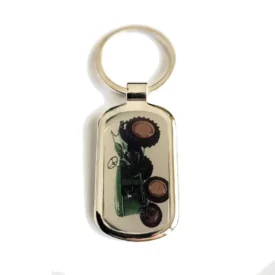 Foto-Traktor-Schlüsselanhänger mit Gravur – personalisiertes Geschenk für Traktorbesitzer
