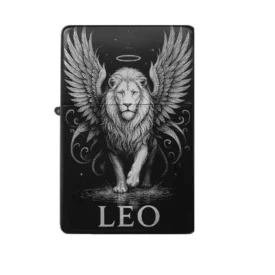 angel leo feuerzeug vorne ansicht