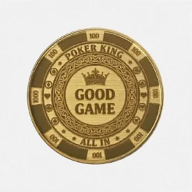 Card Guards mit Casino Chip Design 'Poker King'